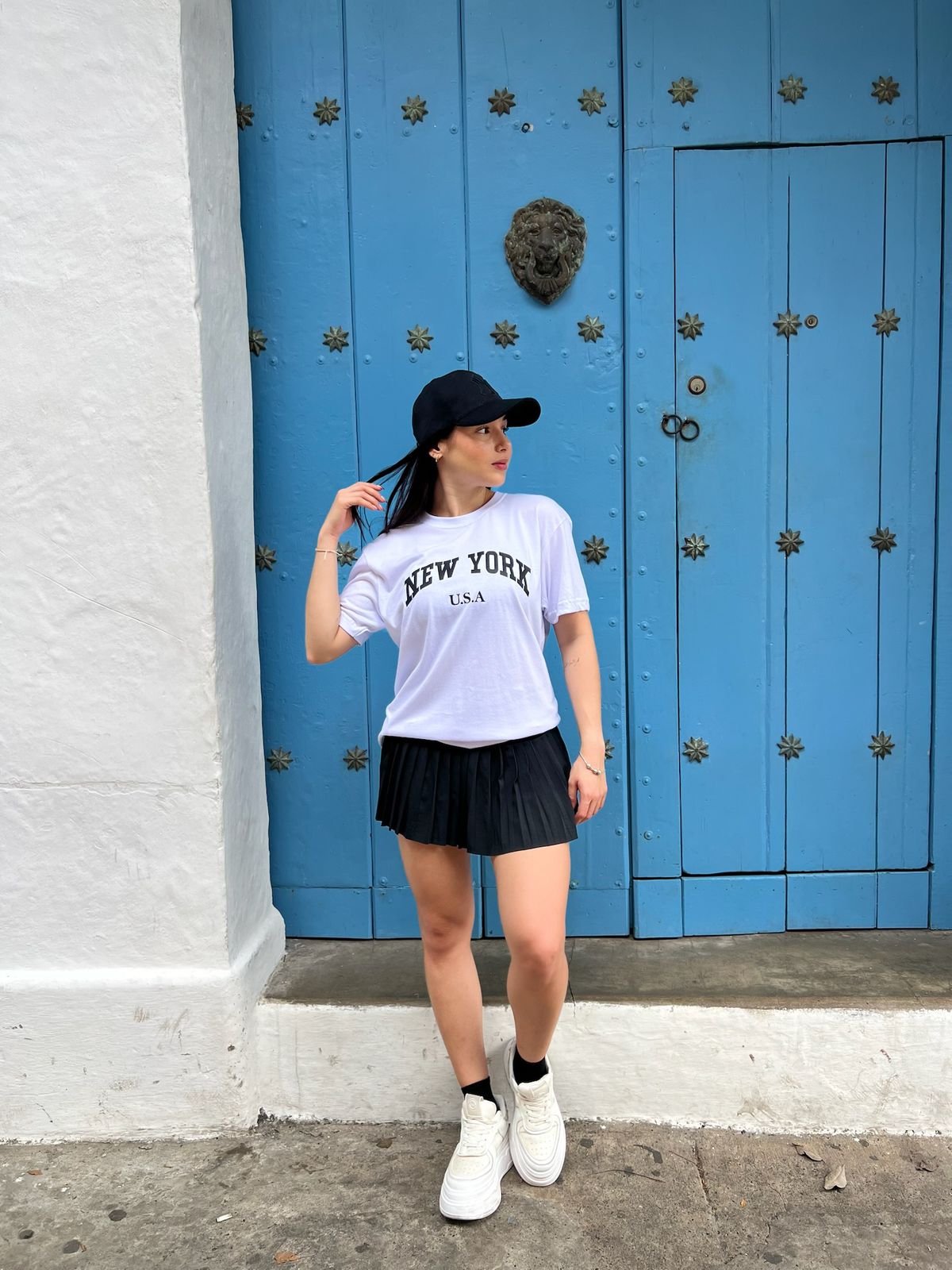 TOTAL LOOK FALDA Y OVERSIZE