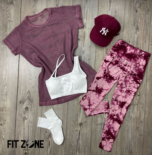 TOTAL LOOK MESH, TOP Y LICRA TIE DYE