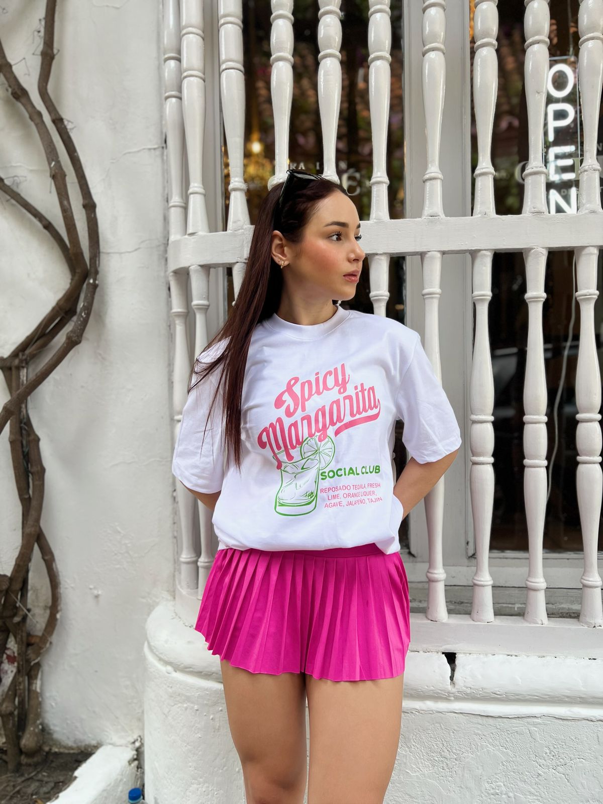 TOTAL LOOK FALDA Y OVERSIZE