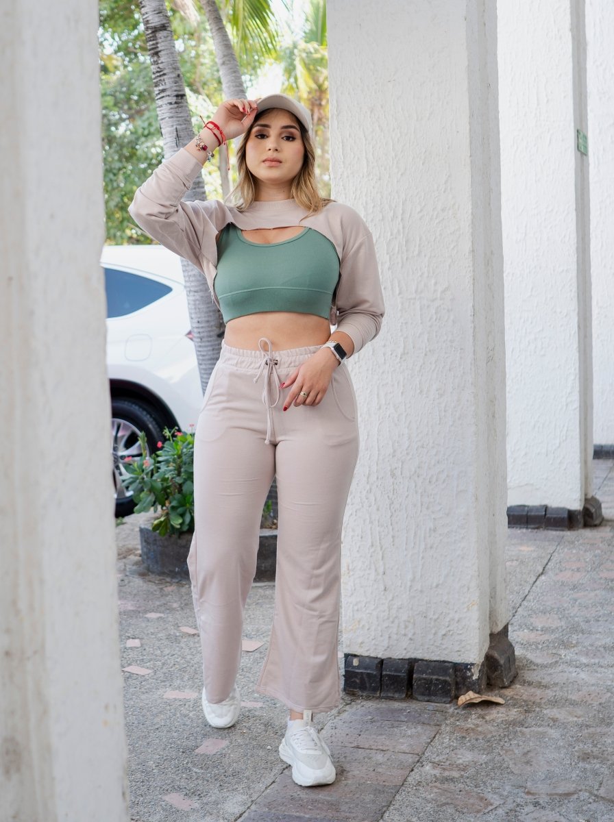 Jogger bota ancha CON cordon