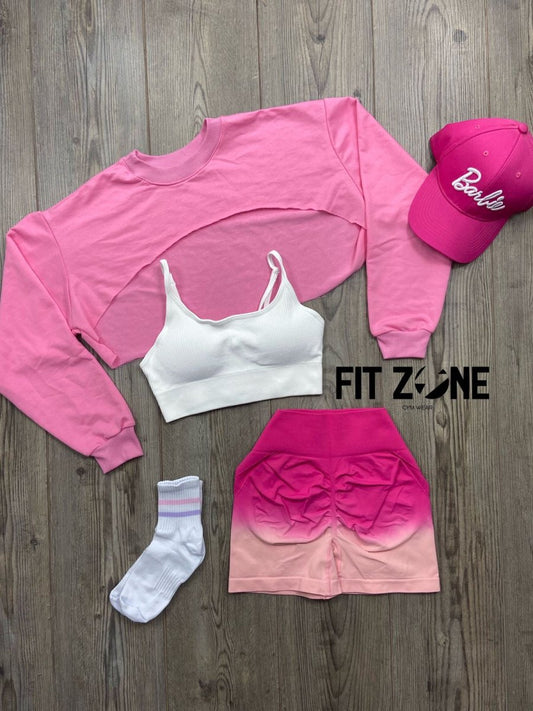 TOTAL OUTFIT SHORT SIN COSTURA DEGRADADA - Fitzone_ctg