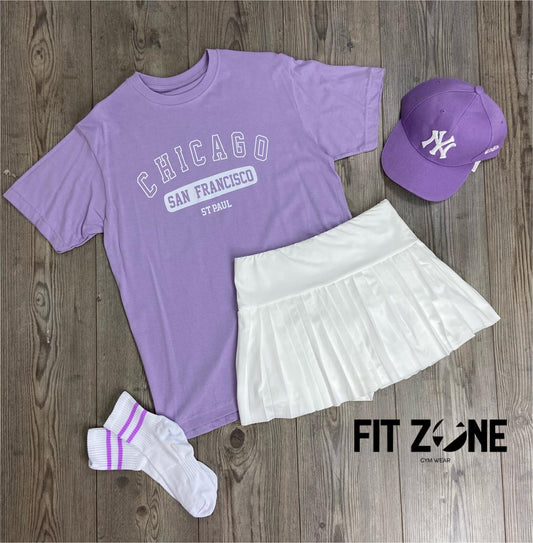 TOTAL LOOK OVERSIZE Y FALDAS