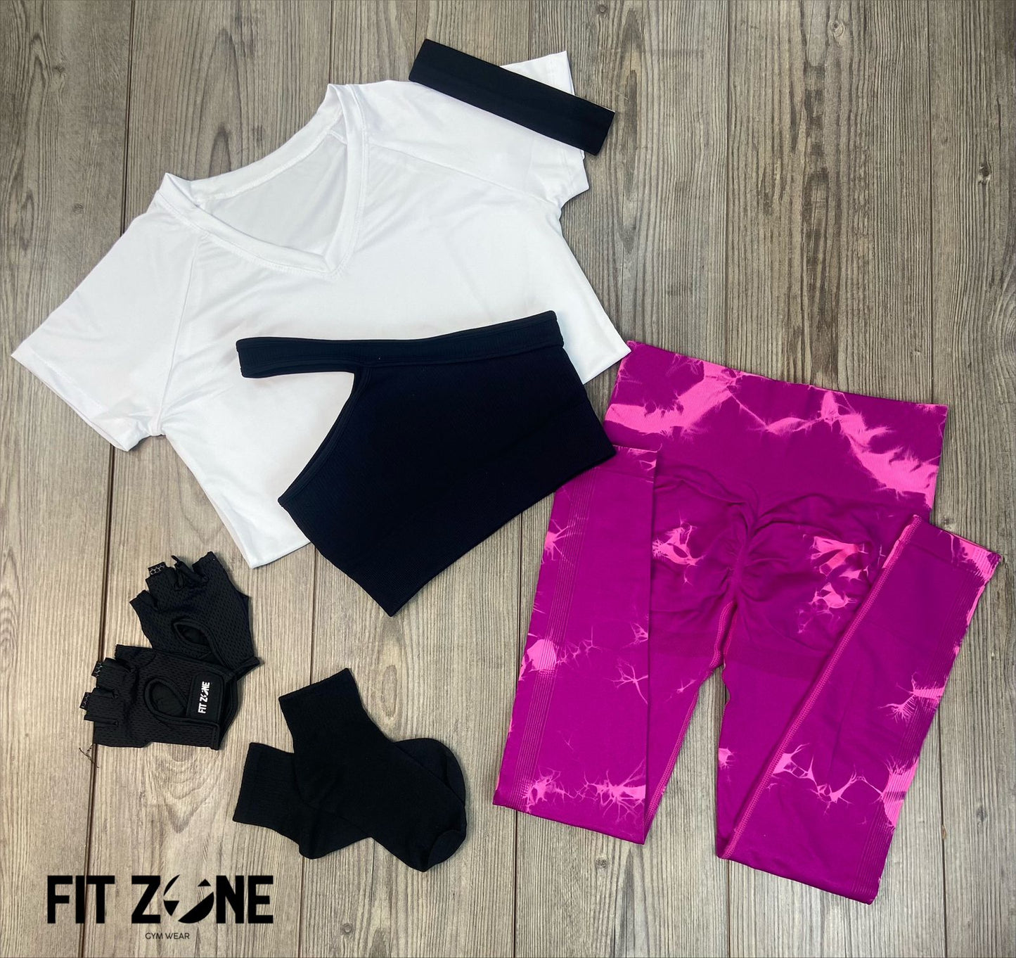 TOTAL LOOK CAMISETA ENTRENO, TOP Y LICRA