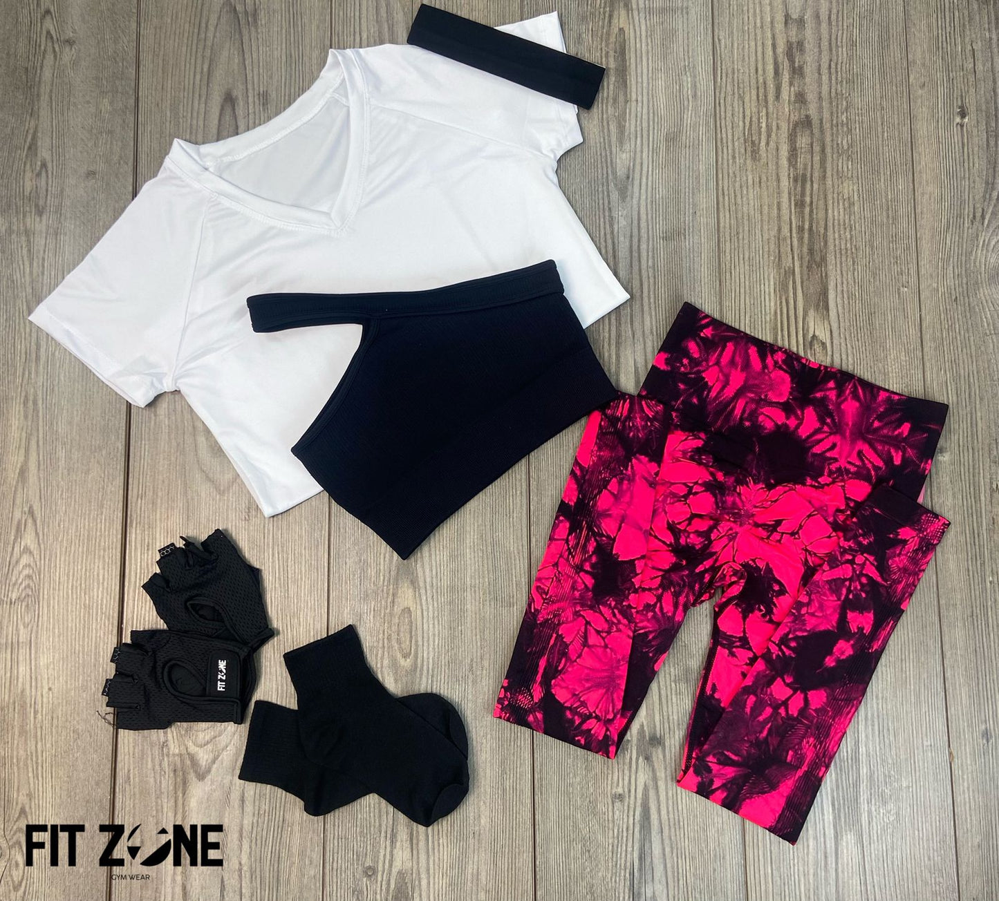 TOTAL LOOK CAMISETA ENTRENO, TOP Y LICRA