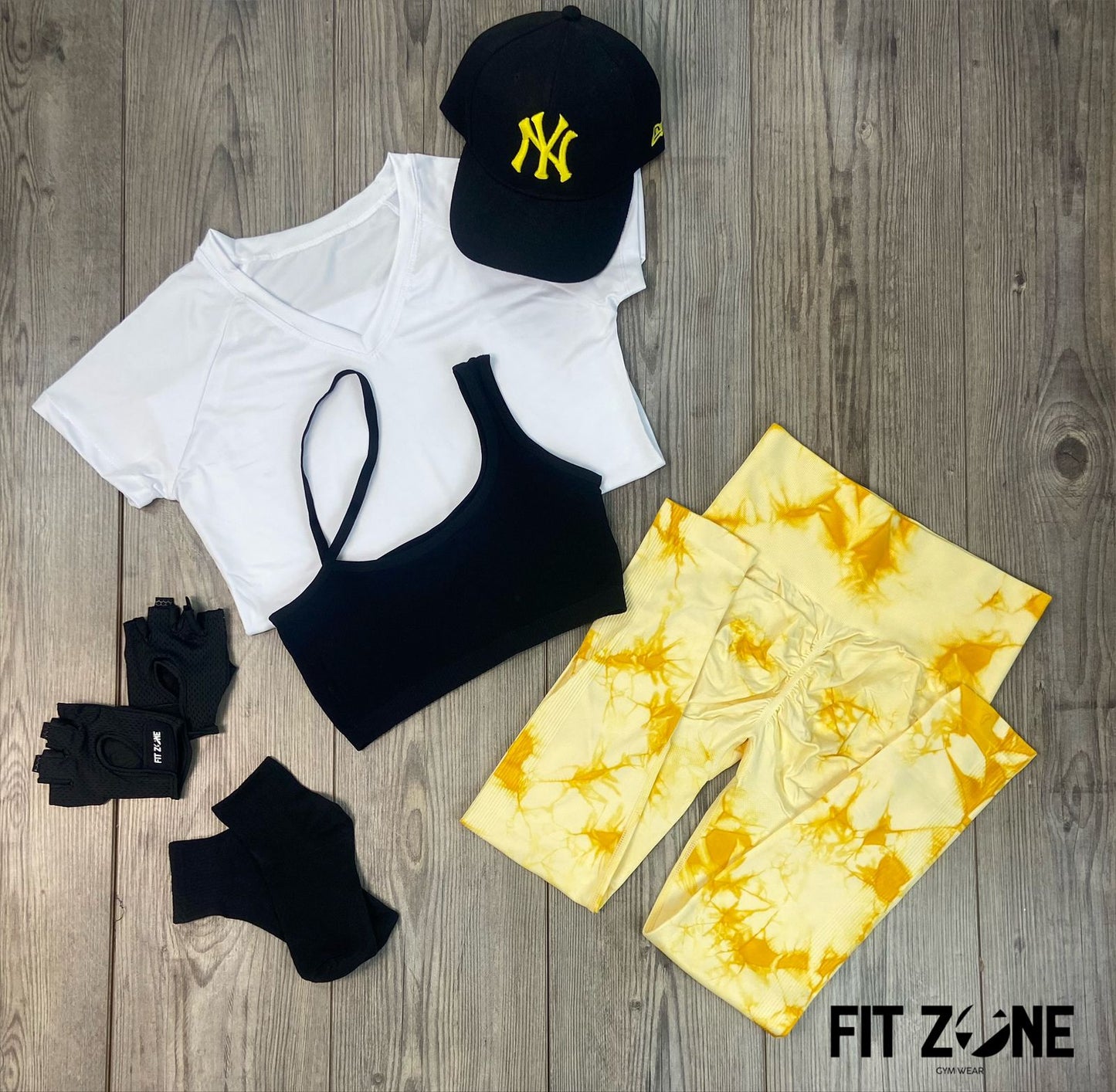 TOTAL LOOK CAMISETA ENTRENO, TOP Y LICRA