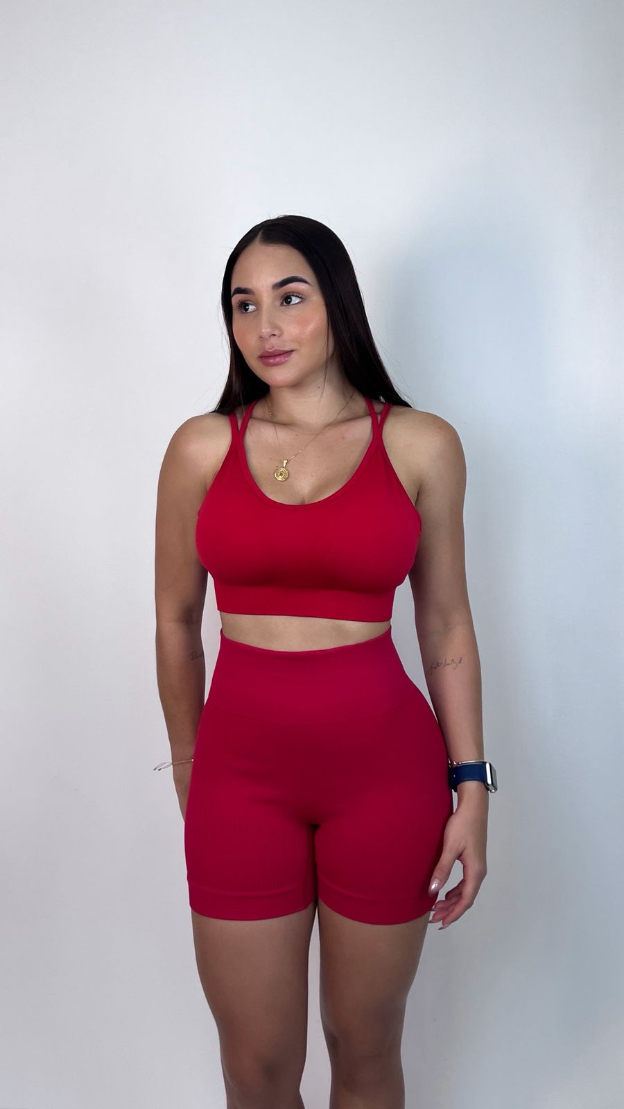 Shorts acanalados