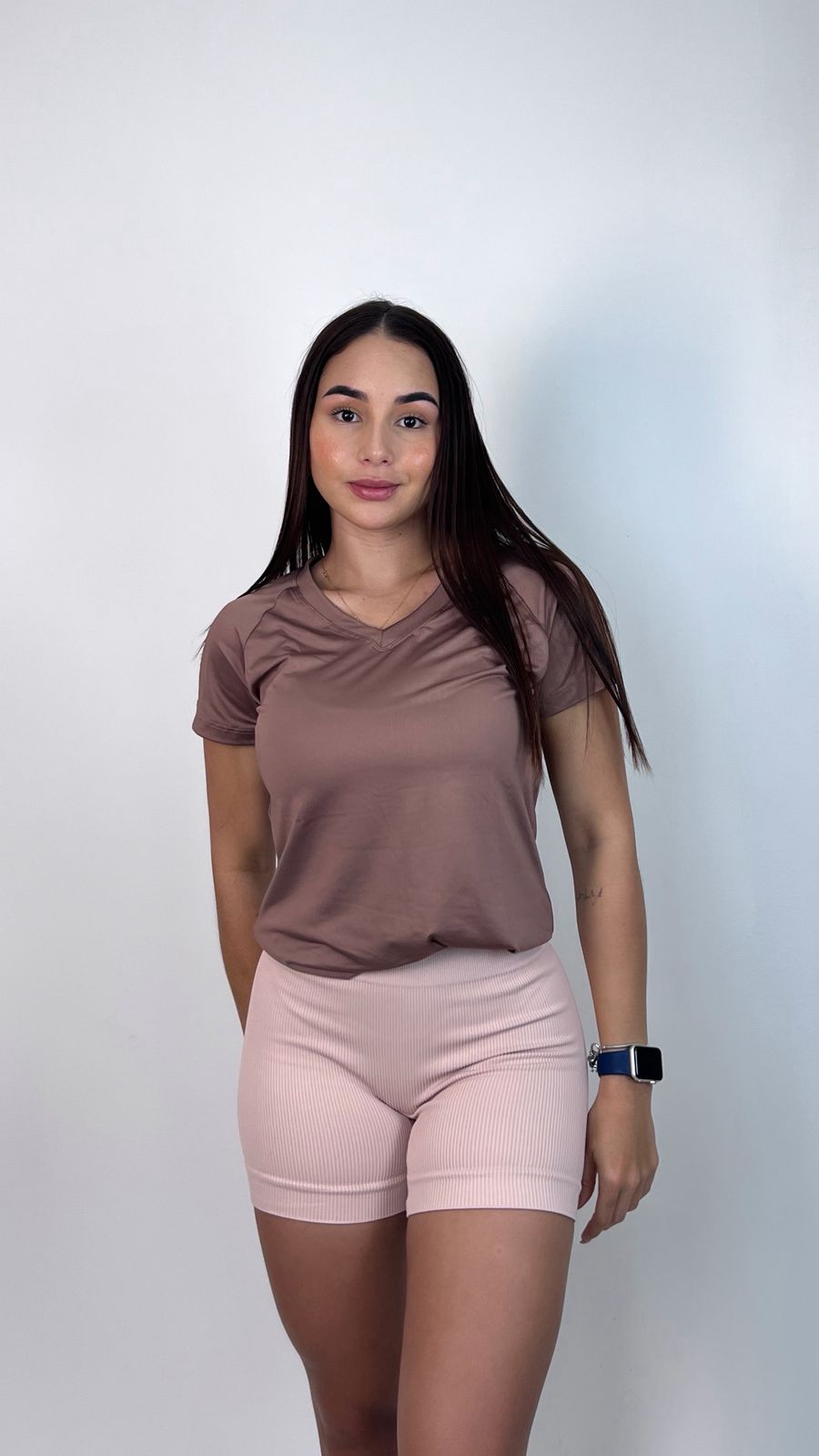 Shorts acanalados
