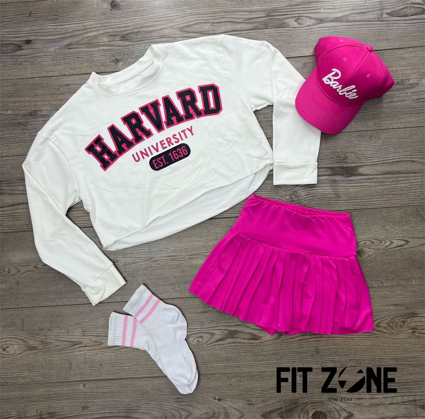 TOTAL LOOK FALDA Y BUZO DE ALGODÓN