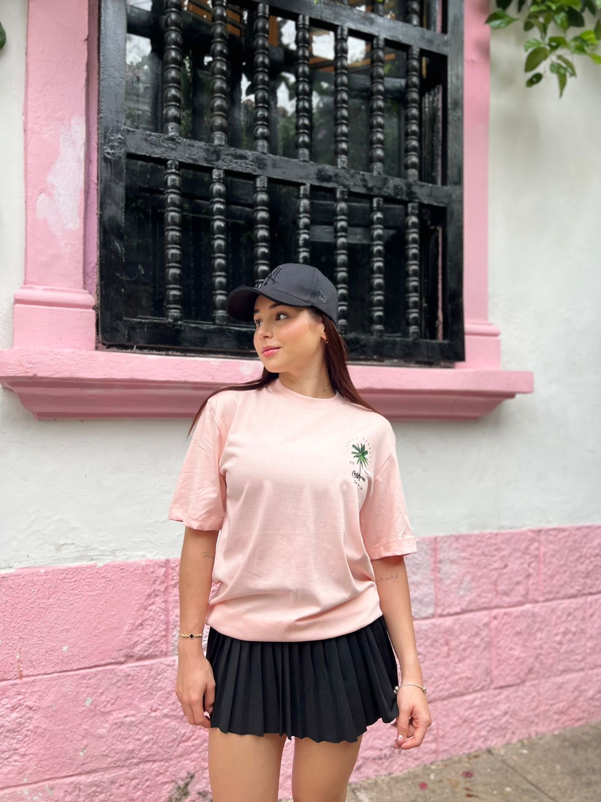 TOTAL LOOK FALDA Y OVERSIZE