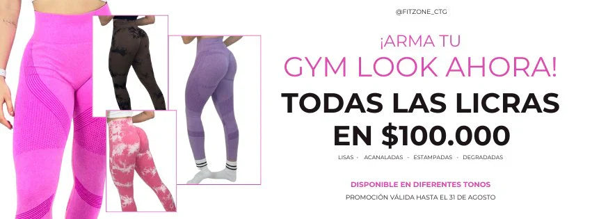 TODAS LAS LICRAS EN $100.000!