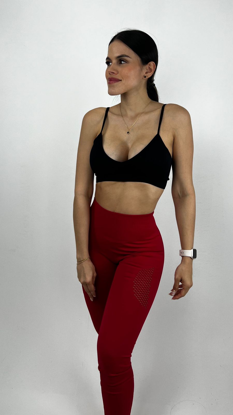 Legging liso malla push up