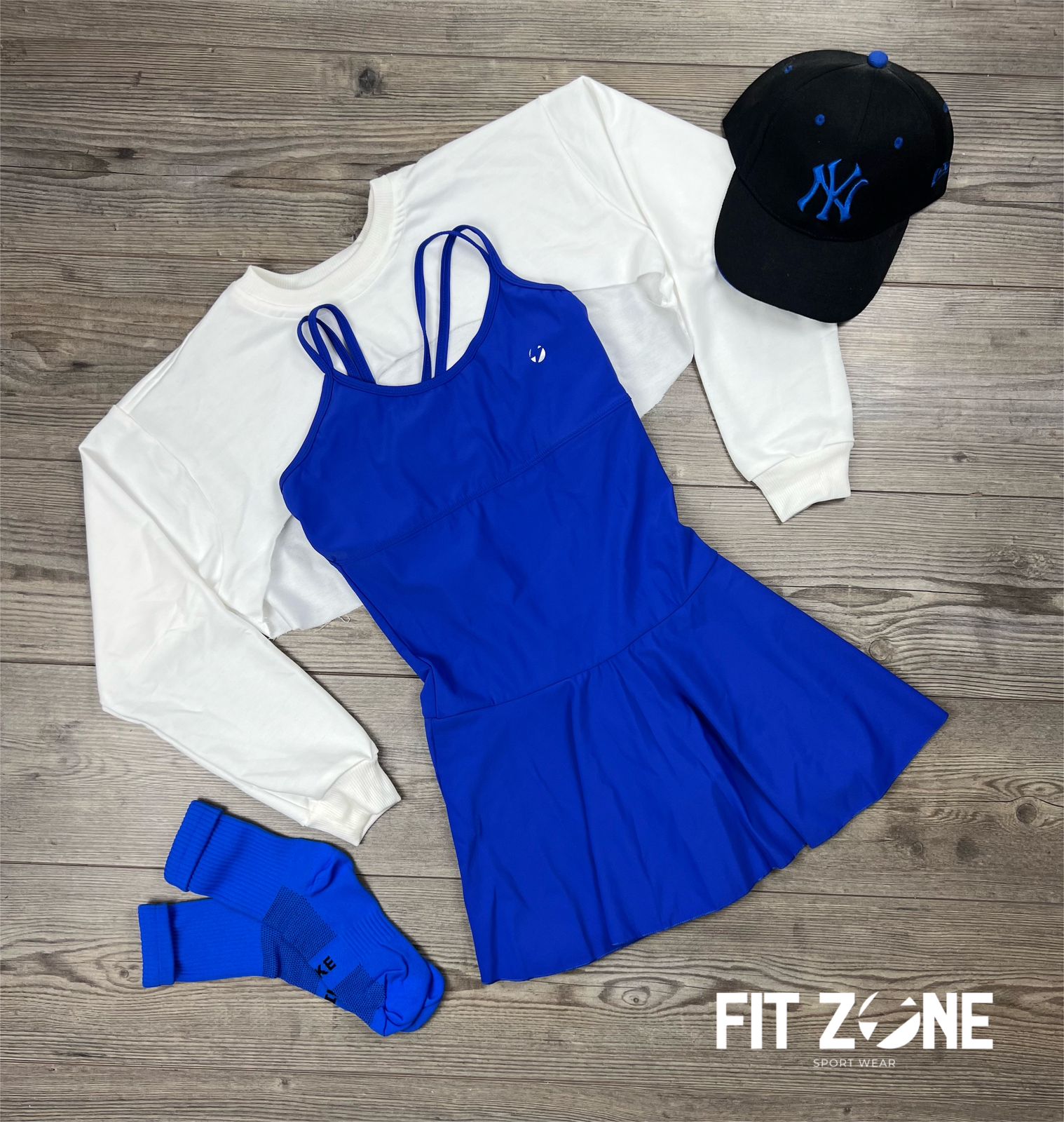 TOTAL LOOK VESTIDO SUPLEX PADEL+MANGUITO