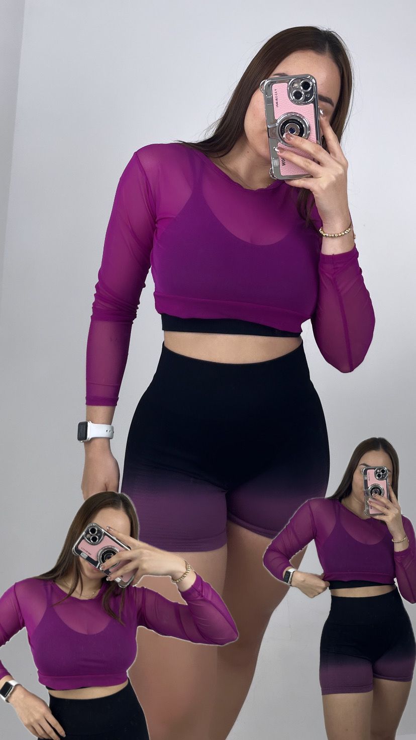 Hoolaha Negro Violeta