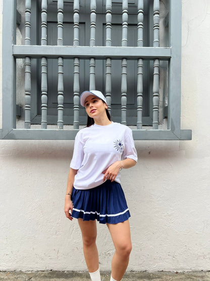 TOTAL LOOK FALDA Y OVERSIZE