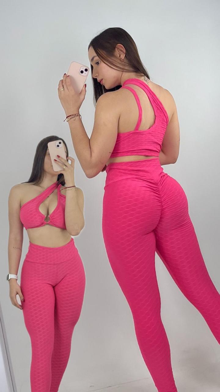 Set de legging texturizado