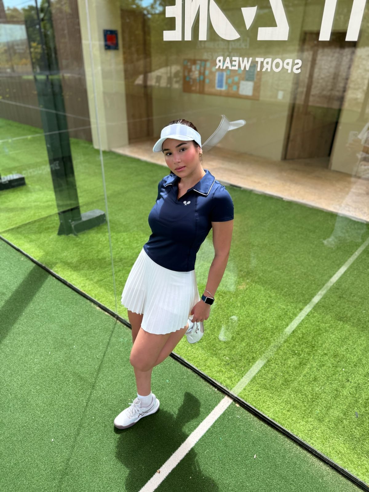 Crop polo pádel