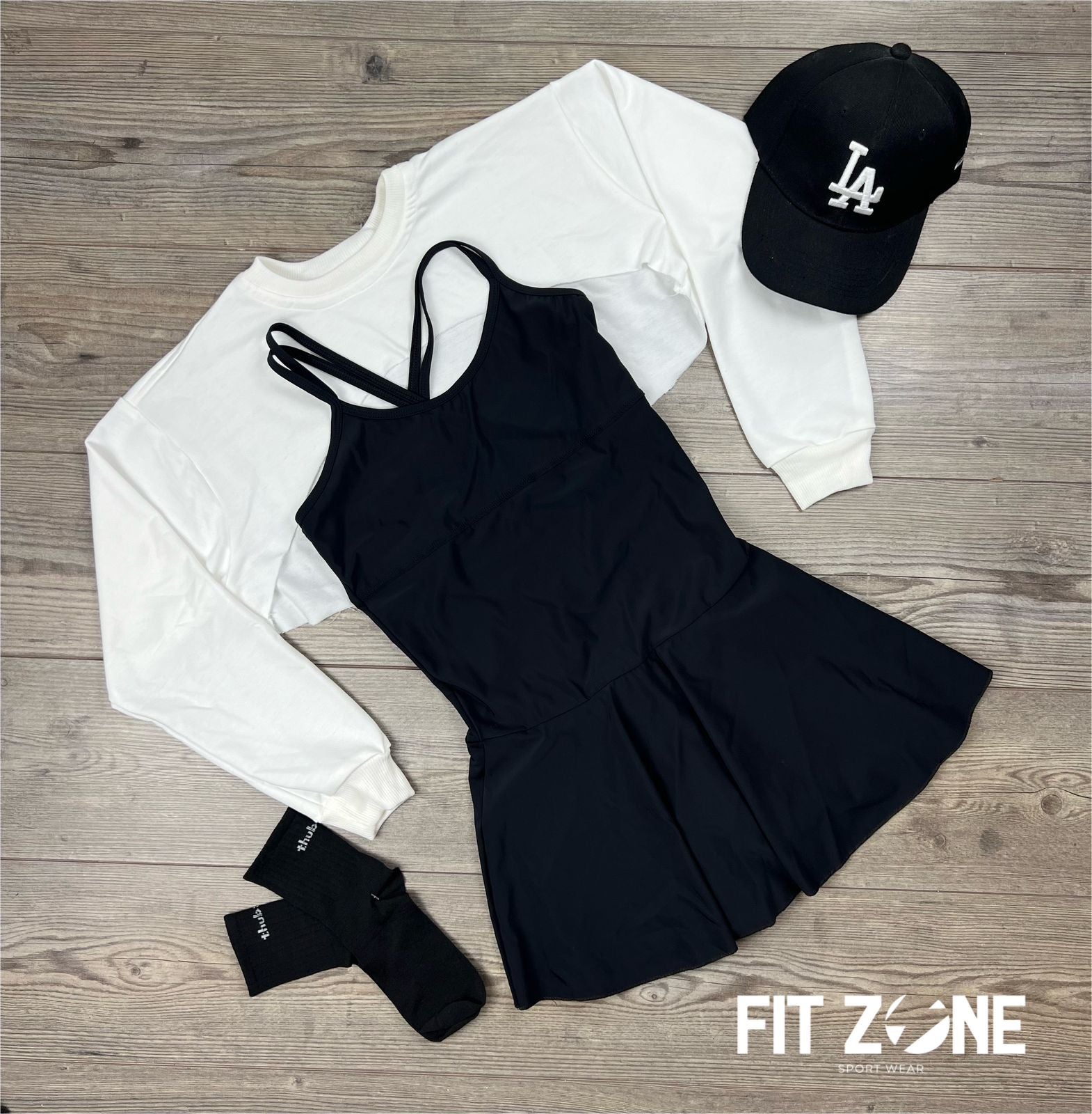 TOTAL LOOK VESTIDO SUPLEX PADEL+MANGUITO