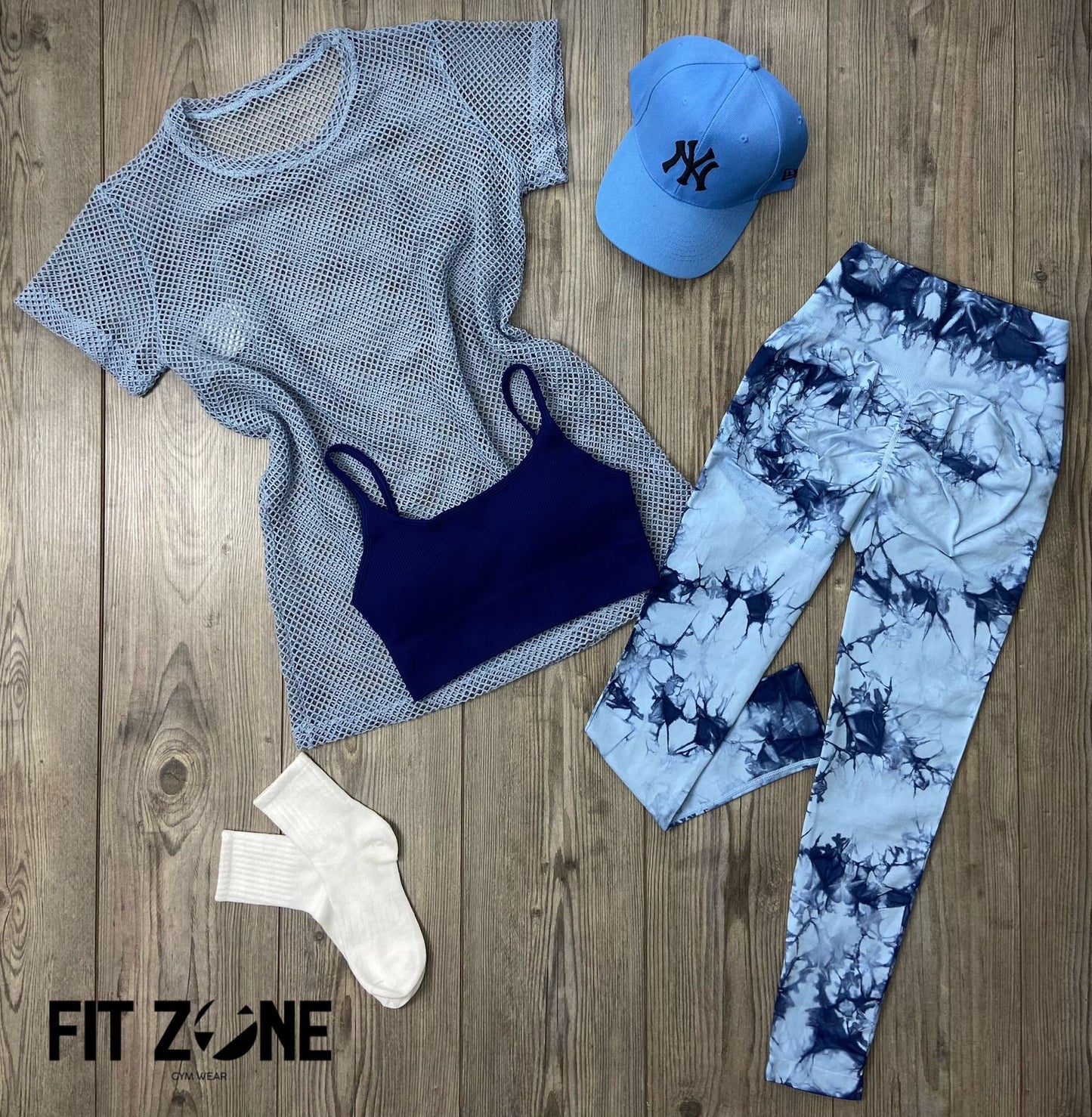 TOTAL LOOK MESH, TOP Y LICRA TIE DYE