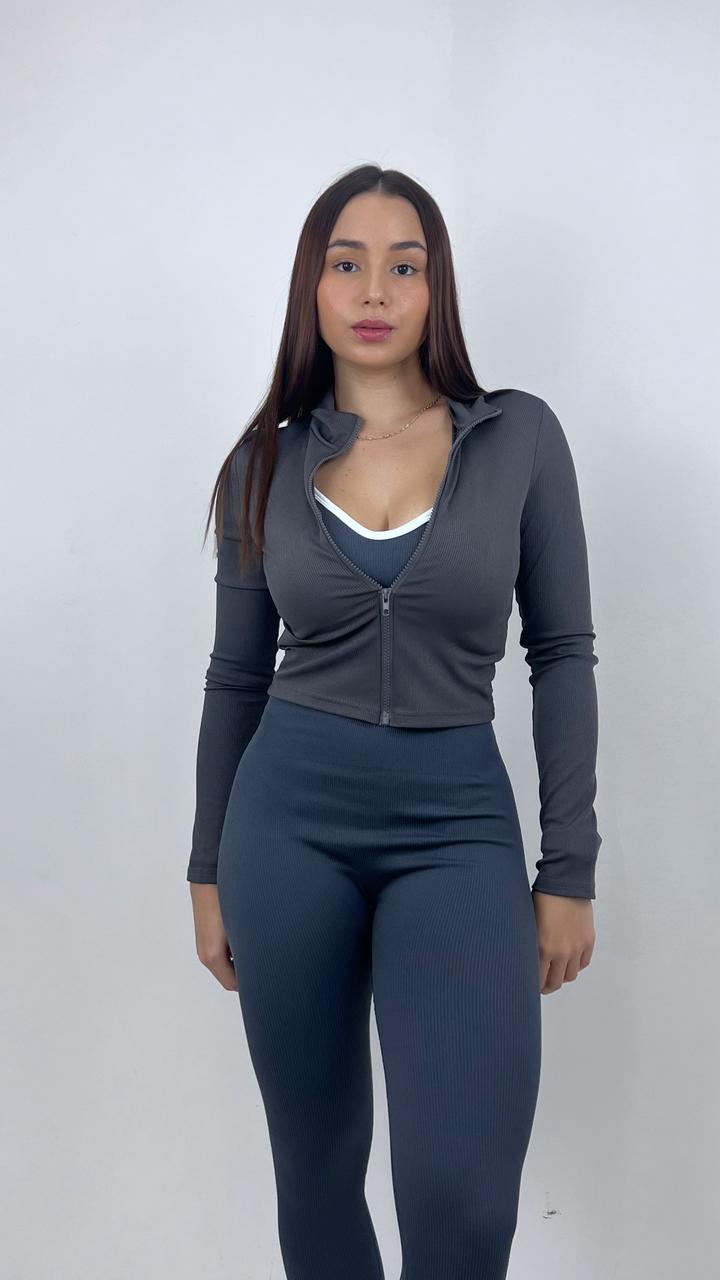 Chaquetas Entreno Acanalada