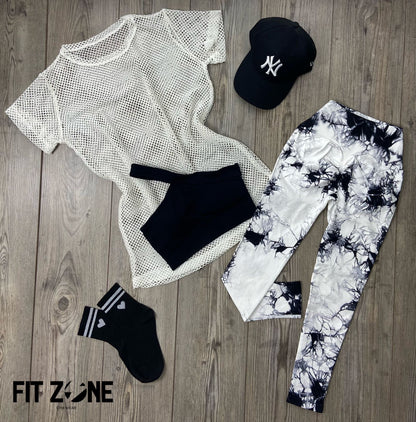 TOTAL LOOK MESH, TOP Y LICRA TIE DYE