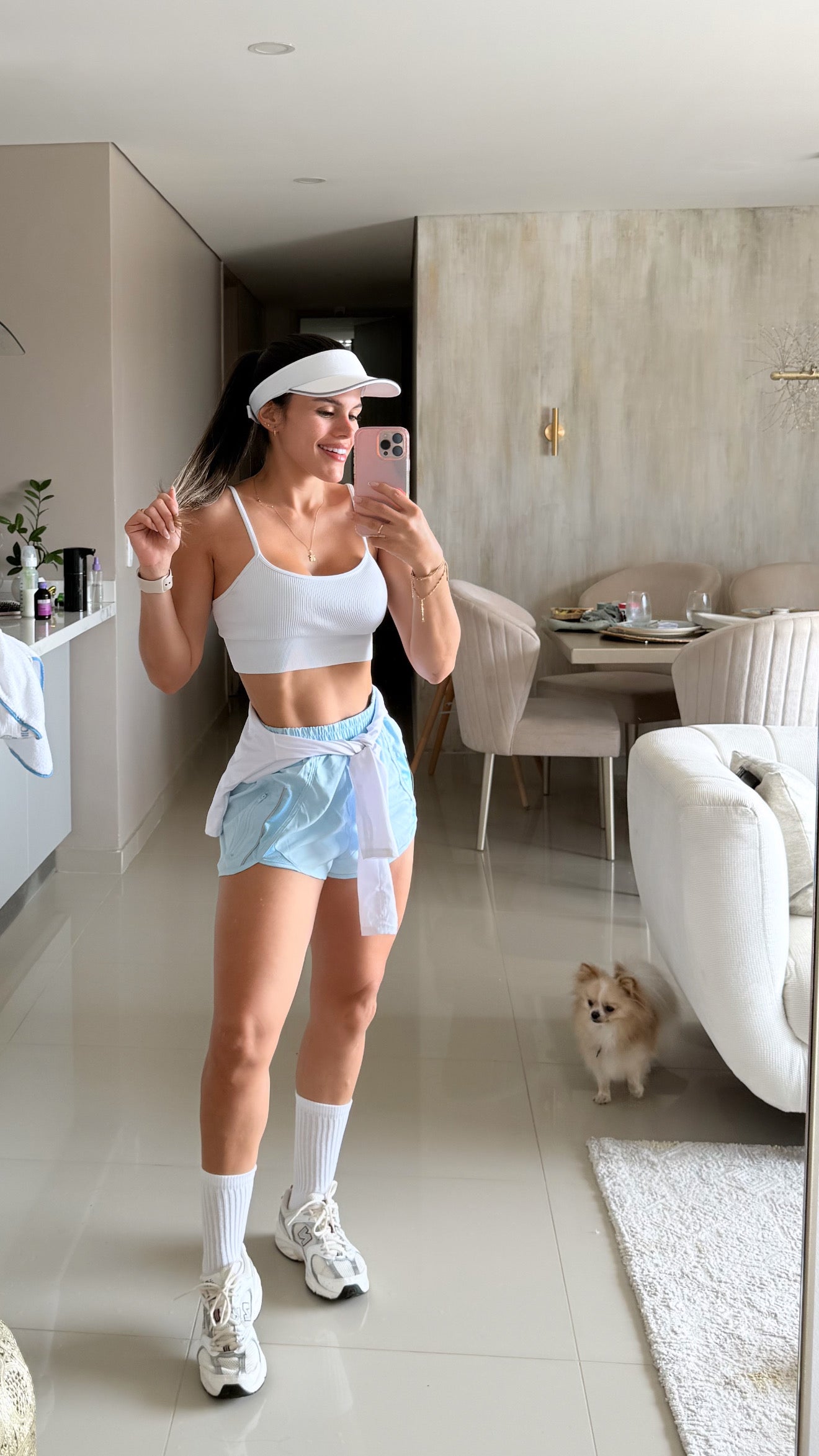 Run short baby blue