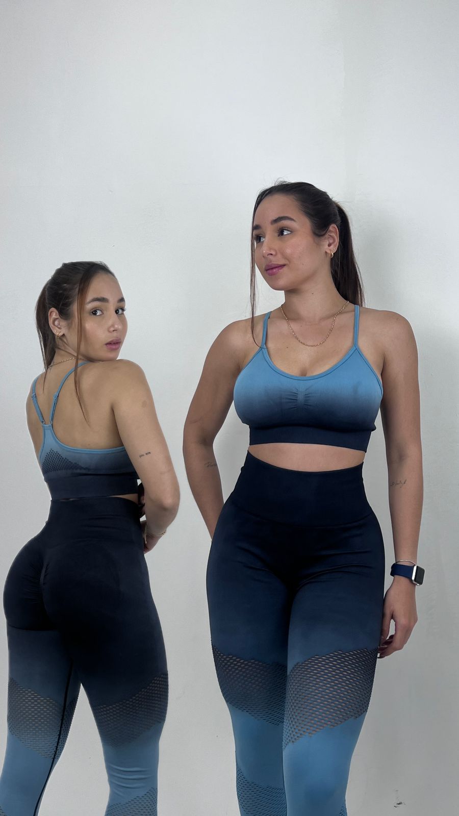 Sets de licra larga degradada Push up