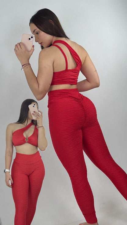 Set de legging texturizado