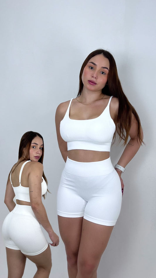 Kinetic short Blanco alana