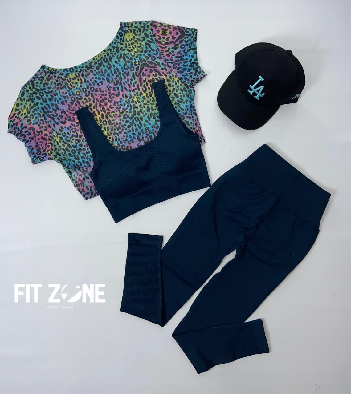 TOTAL LOOK SET DE LEGGING Y MALLA CORTA