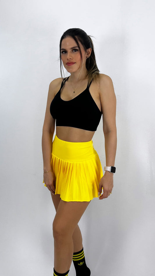 Falda tenista Amarilla