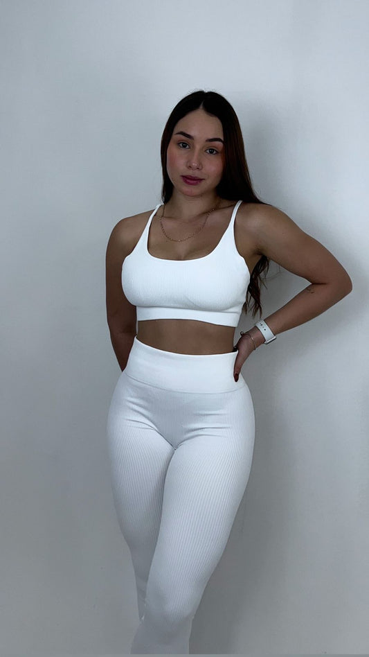 Sets de licra larga acanalado Alana