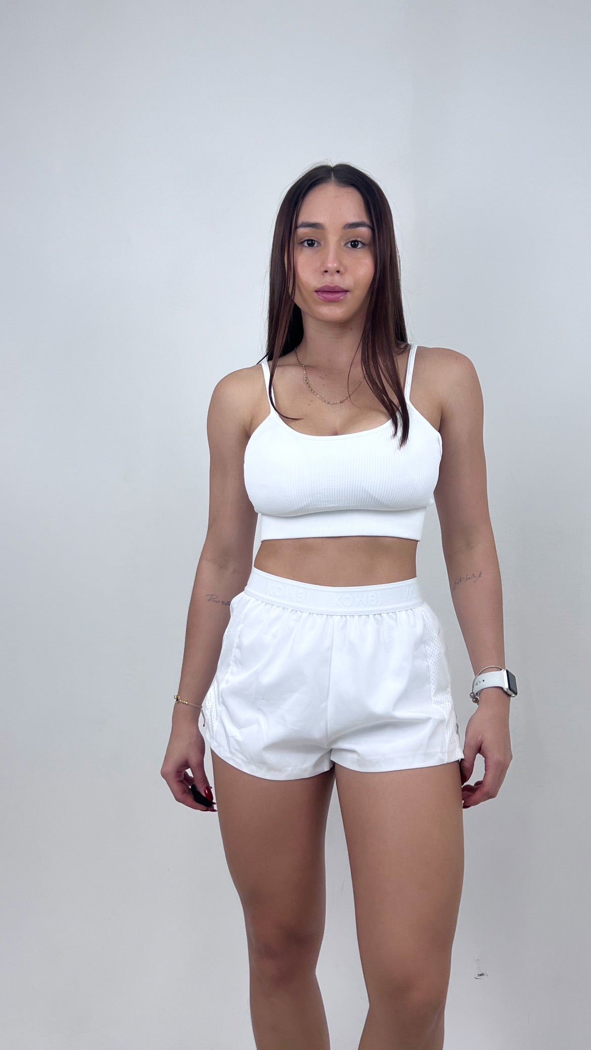 Run short blanco
