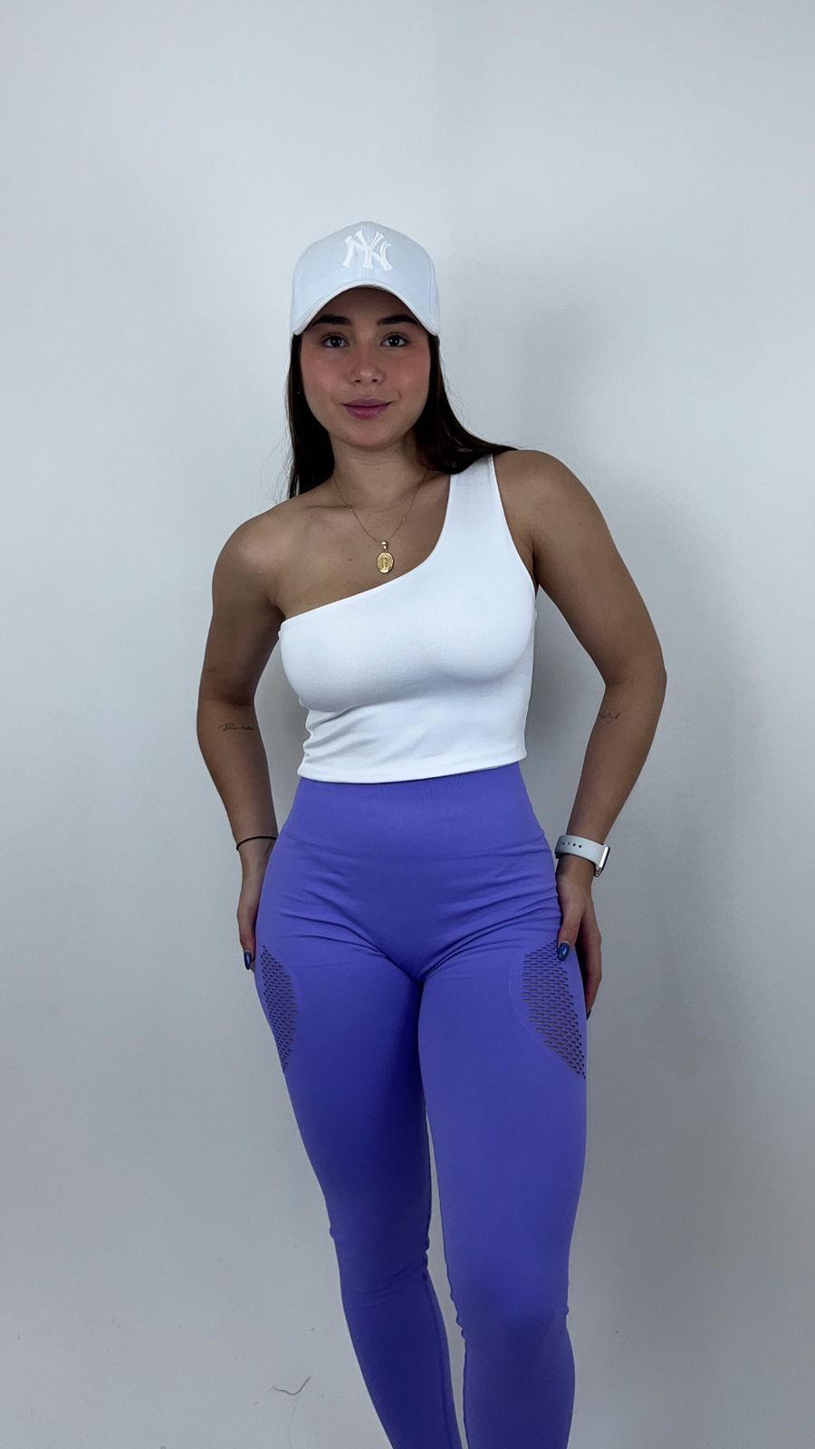 Legging liso malla push up