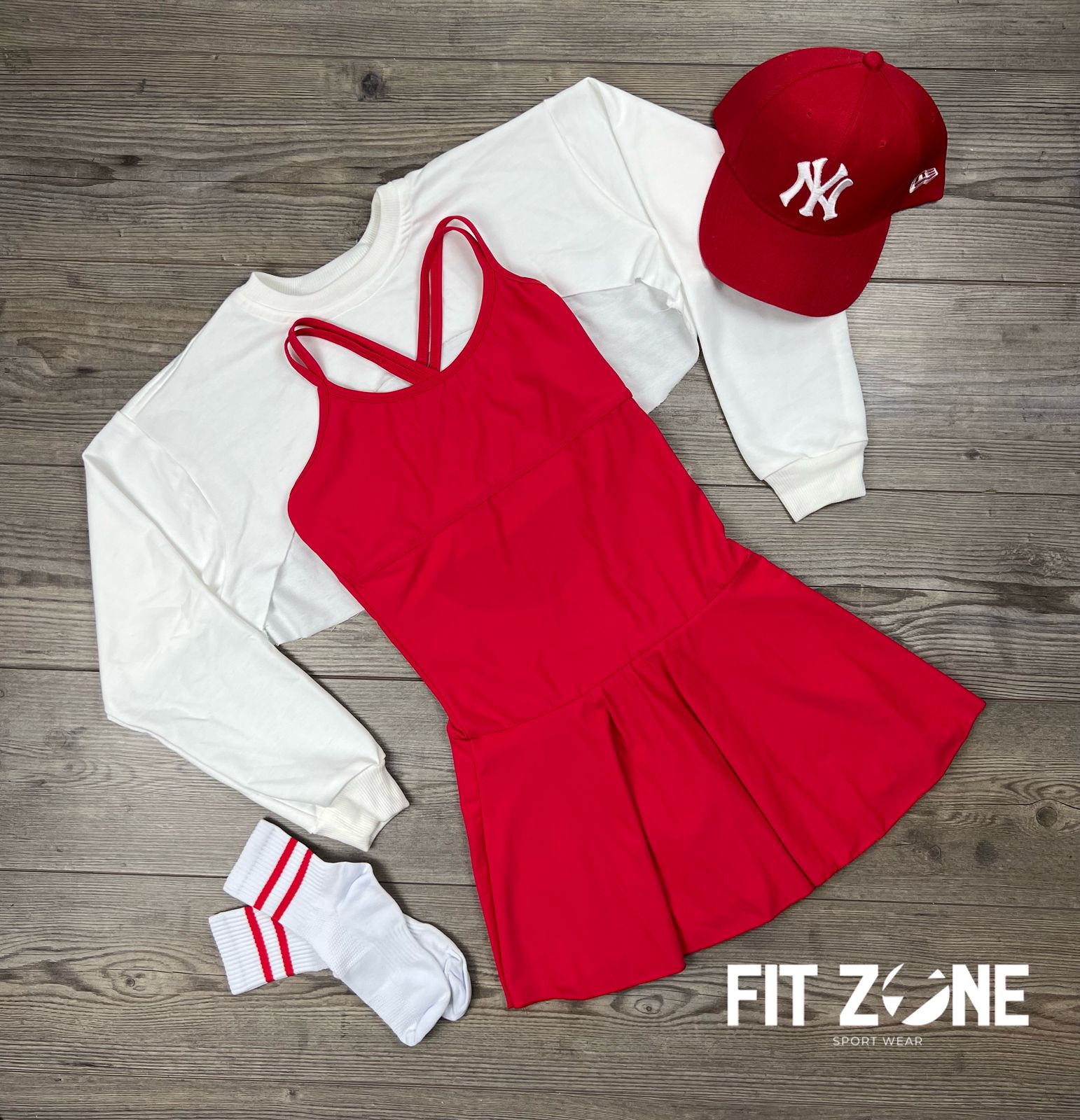 TOTAL LOOK VESTIDO SUPLEX PADEL+MANGUITO