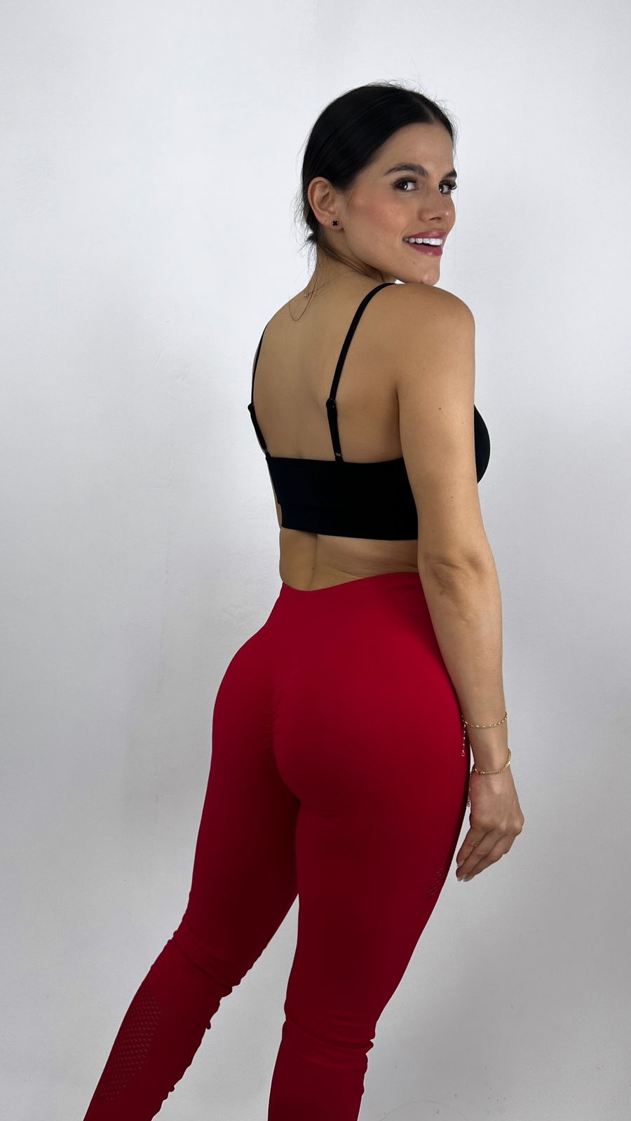 Legging liso malla push up