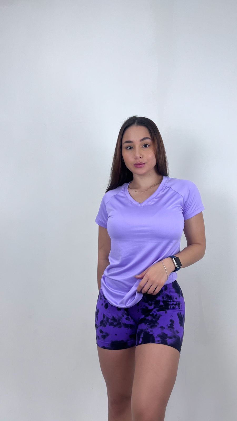 TOTAL LOOK SHORT TIE DYE CON CAMISETA