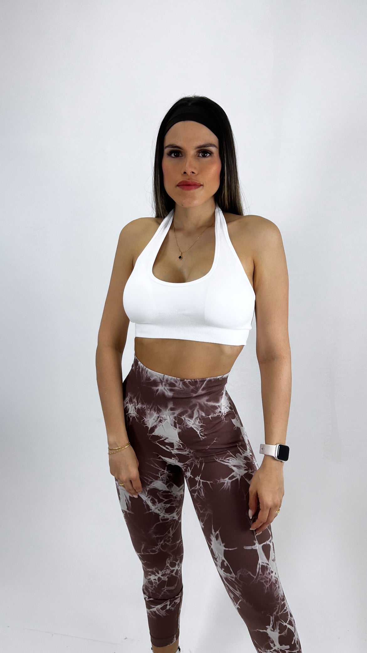 Licras Café tie dye push up