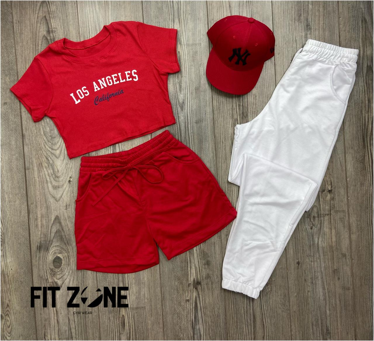 Trio Basic joggers + t-shirt + short