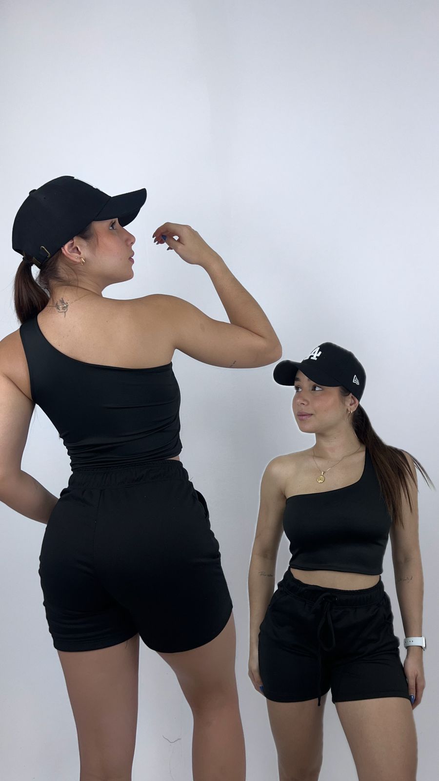 Dúo Croptop + basic short