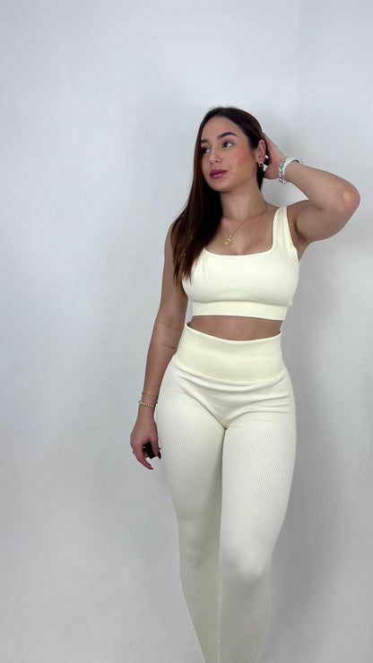 Sets de licra acanalados push up