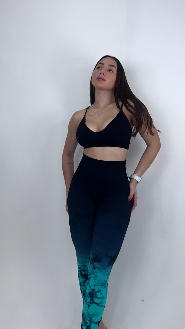 Licras degradadas tie dye push up