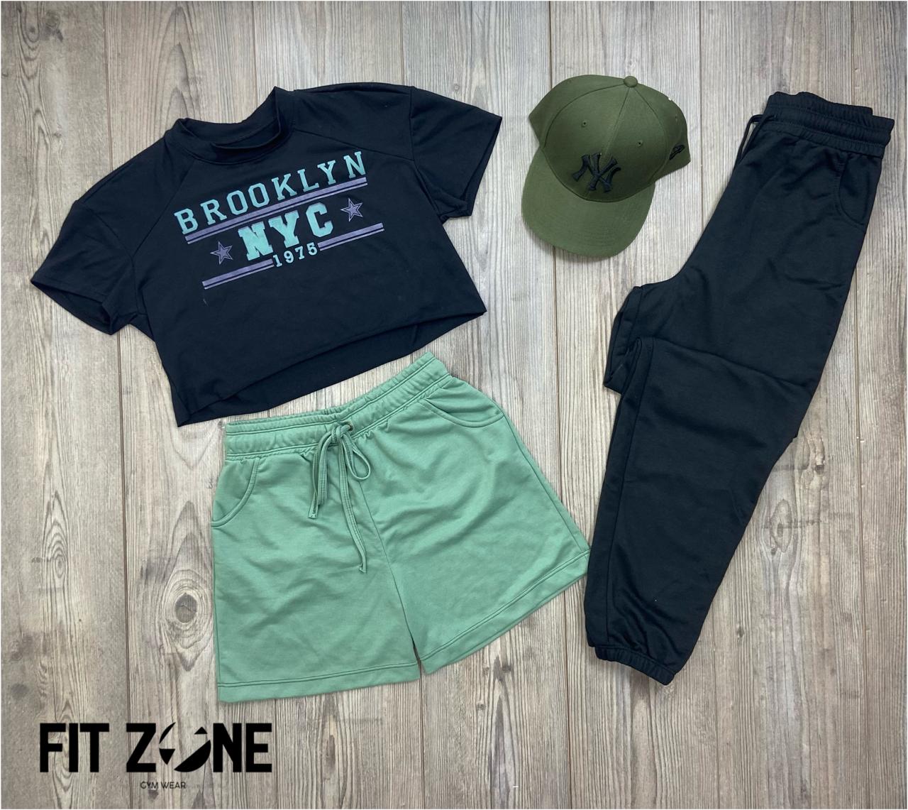 Trio Basic joggers + t-shirt + short