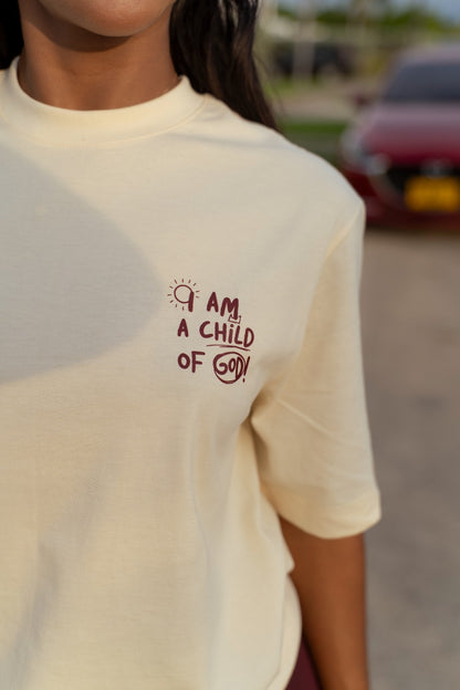 Over Tee I am a child