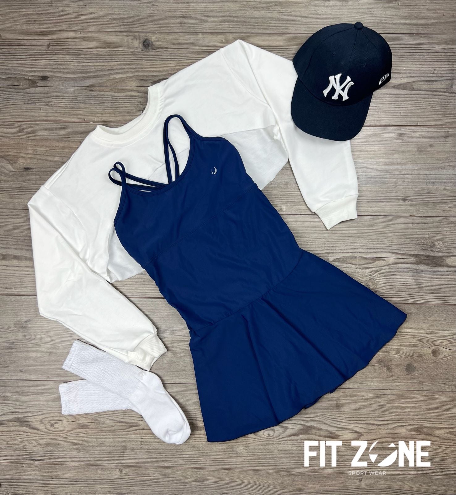 TOTAL LOOK VESTIDO SUPLEX PADEL+MANGUITO