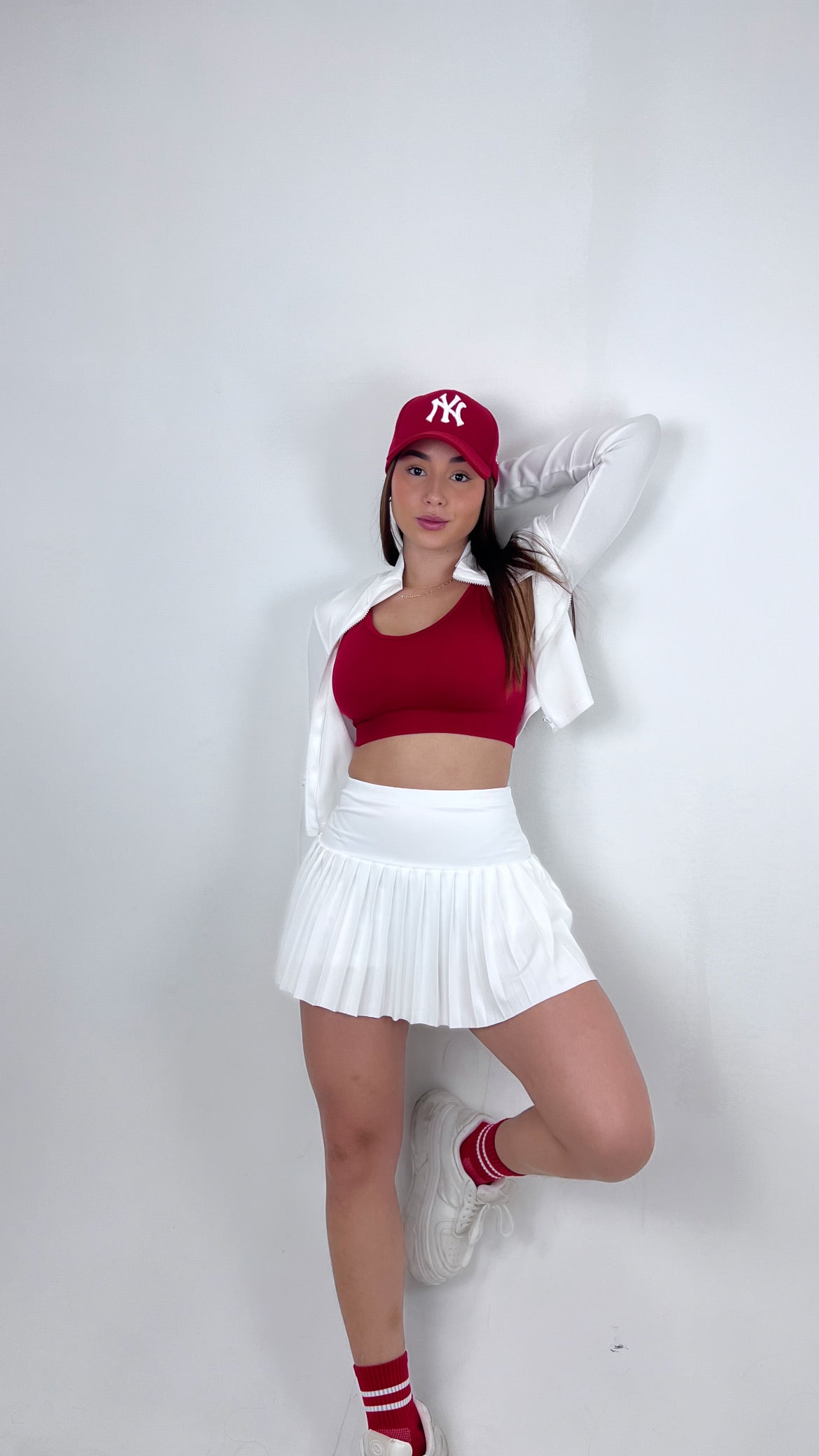 Falda tenista Blanca