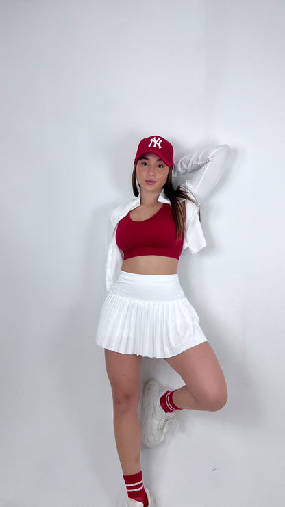 Falda tenista Blanca