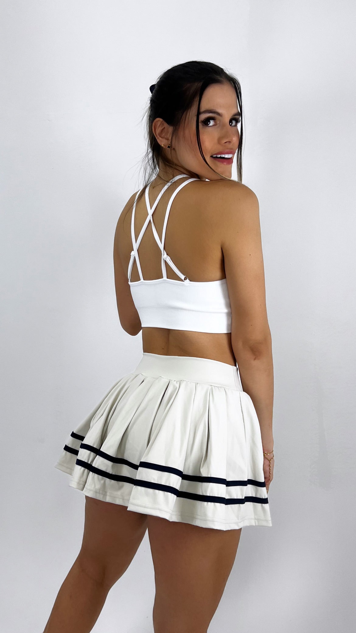 Falda pádel play beige