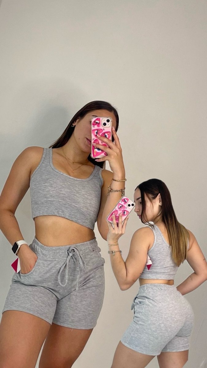 Dúo Croptop + basic short - Fitzone_ctg