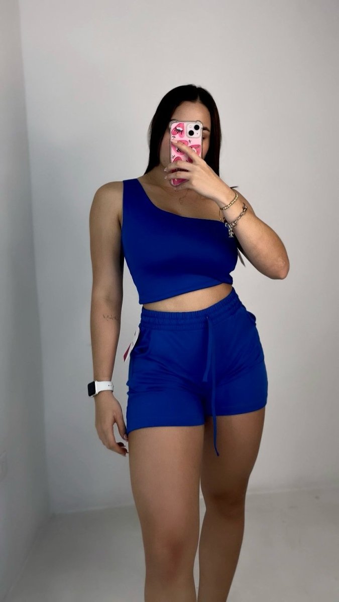 Dúo Croptop + basic short - Fitzone_ctg