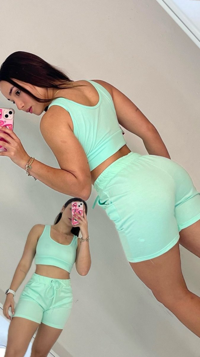 Dúo Croptop + basic short - Fitzone_ctg